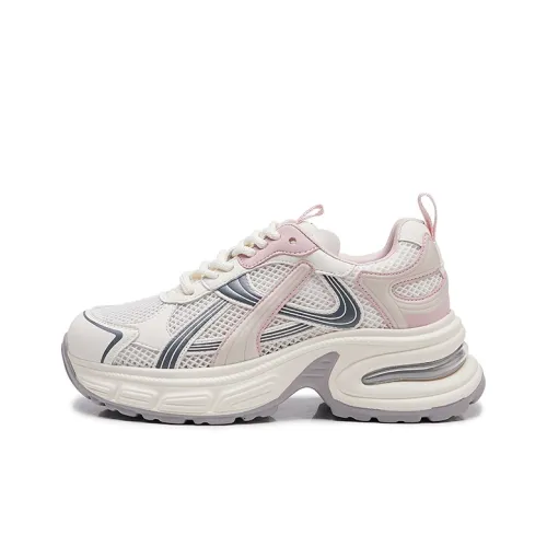 Boogie Bear Breathable Lightweight Height Increasing Low Top Chunky Sneakers Women's