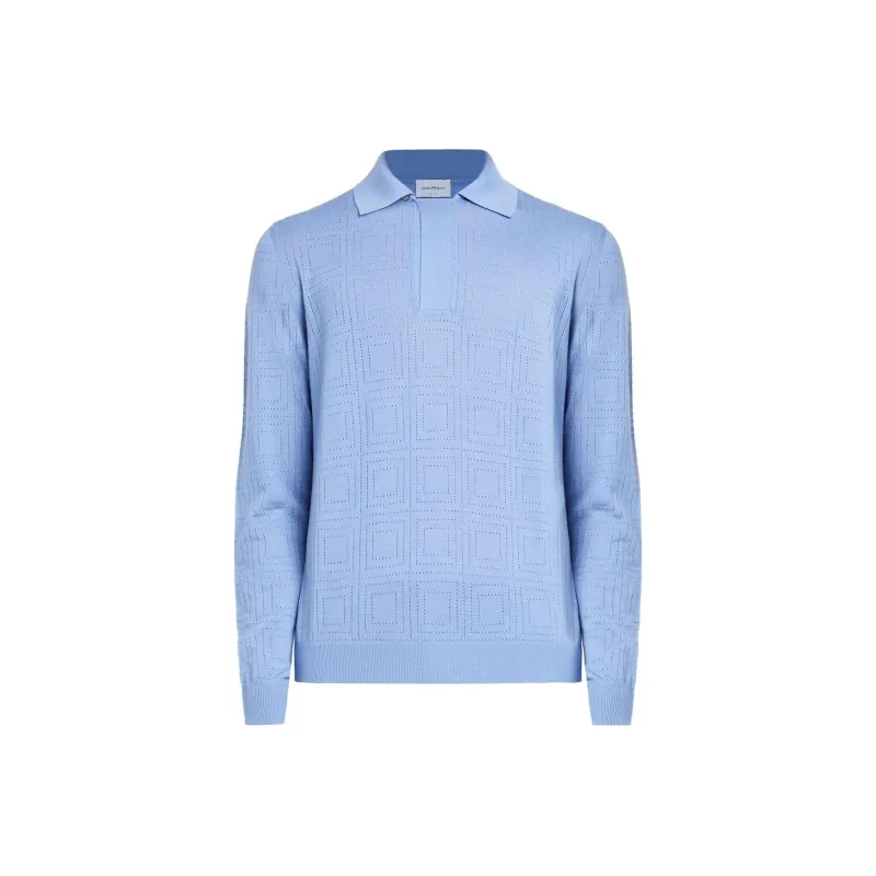 Ferragamo Knitwear Men Blue-0