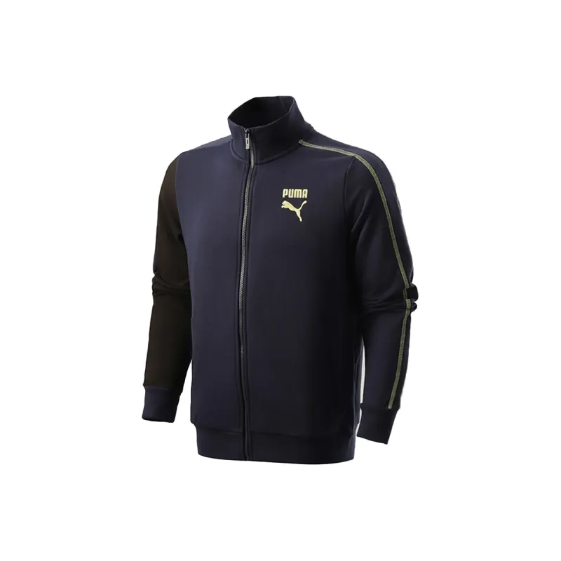 PUMA T7 Jackets Men Navy Blue-0
