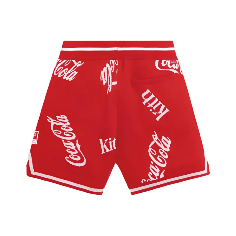 KITH X Coca Cola X Mitchell & Ness Coke Logo Short-1