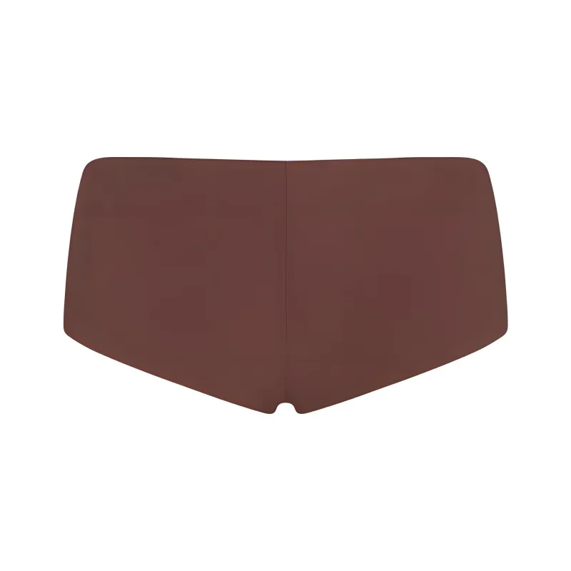 Khy SS24 DROP 008 Low Rise Boyshort Bikini Bottom Swimming Shorts Women's CHOCOLATE/Chocolate-1