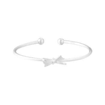 Adorned With Hearts 999 Fine Silver Bangles Women's