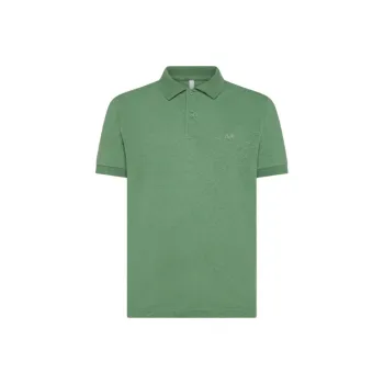 Sun 68 Logo embroidered Polo Shirt