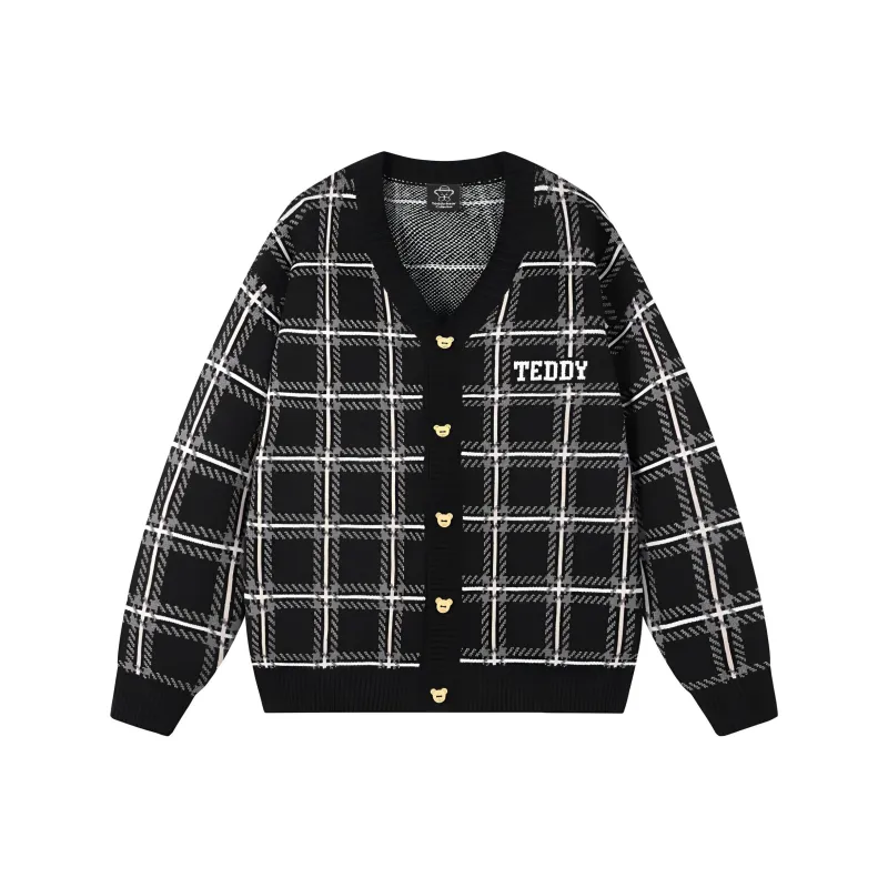 Teddy Bear Collection Sweater Unisex Black-0