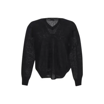 TOM FORD V Neck Long Sleeved Knitted Jumper
