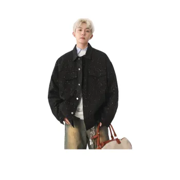 PANDA ADEVIL Denim Jacket Unisex Black