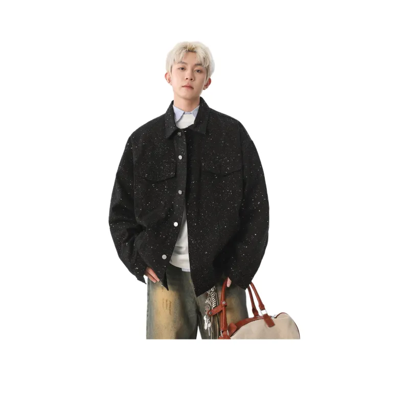 PANDA ADEVIL Denim Jacket Unisex Black-0