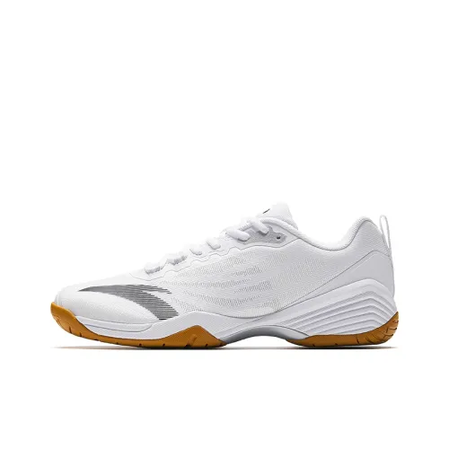 Anta Aurora Anti Slip Wear Resistant Low Top Training Shoes Men's White Black