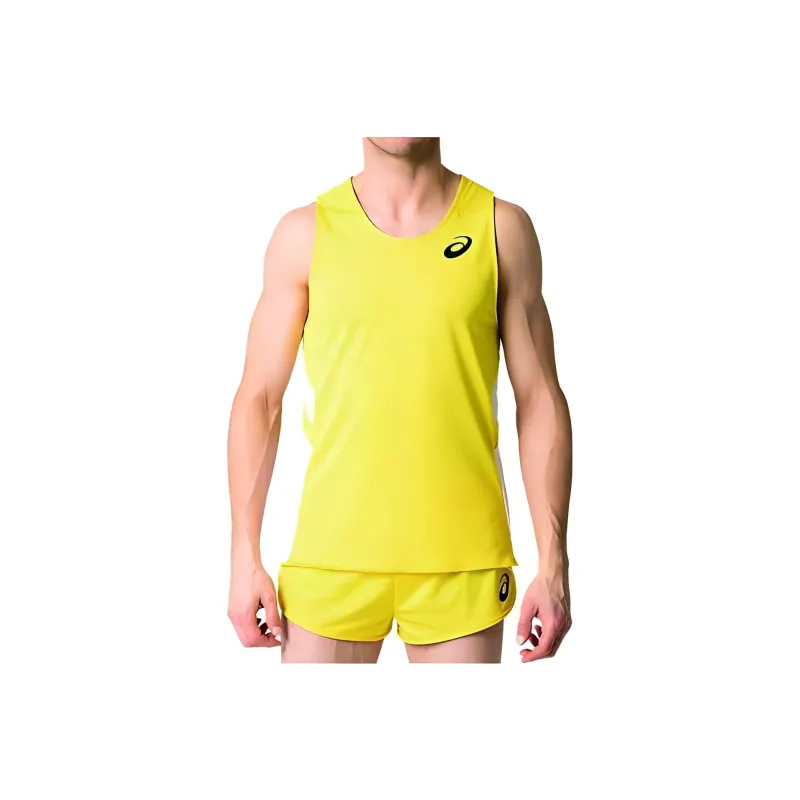 Asics Tank Tops Men Yellow-0