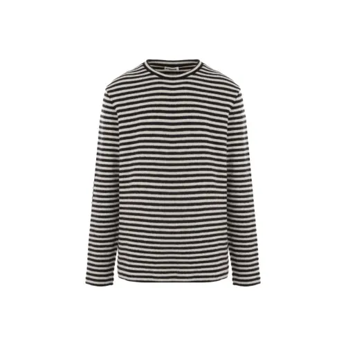 JIL SANDER Striped Long Sleeved T Shirt