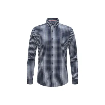 NAVIGARE Shirt Men's Navy Blue/White