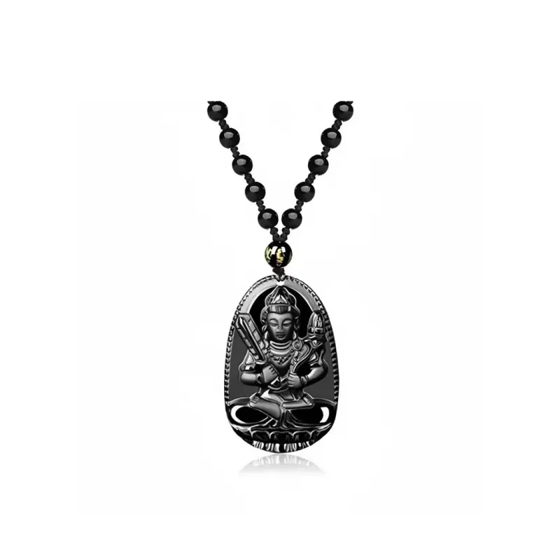 SUNFEEL Obsidian Necklaces Unisex-7