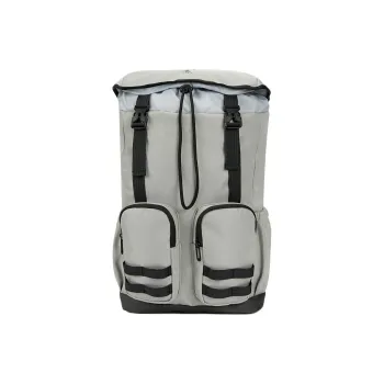 QIAODAN Multi Pocket Backpack Unisex Mist Gray