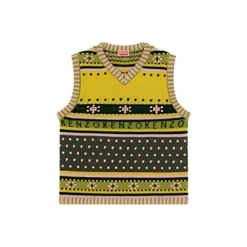 KENZO Fairisle Knitted Vest