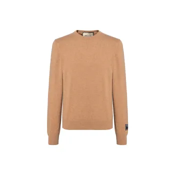 GUCCI Logo Patch Cashmere Jumper