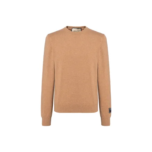 GUCCI Logo Patch Cashmere Jumper