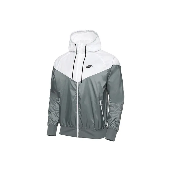 Nike Jackets Men Gray White-0