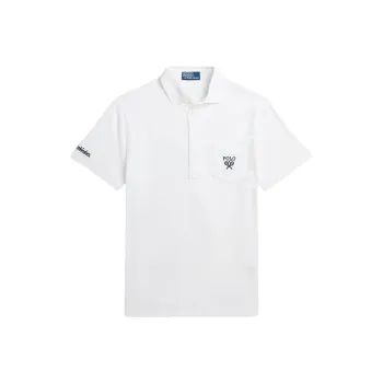 Polo Ralph Lauren Wimbledon Custom Slim Fit Polo Shirt Polo Shirt Men's White