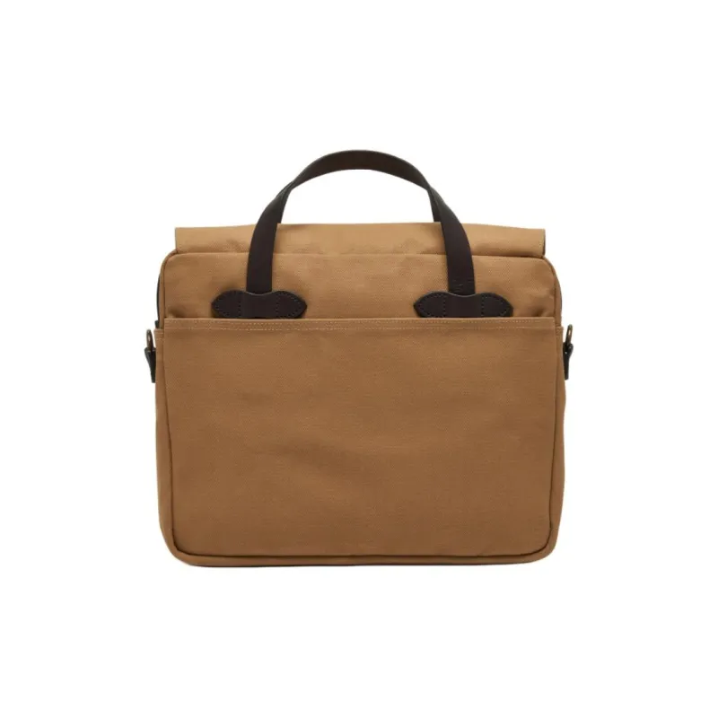 Filson Cotton Briefcase Men's Tan-4