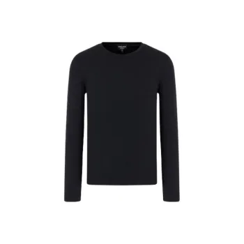 GIORGIO ARMANI Pure Cashmere Interlock Crew neck Jumper