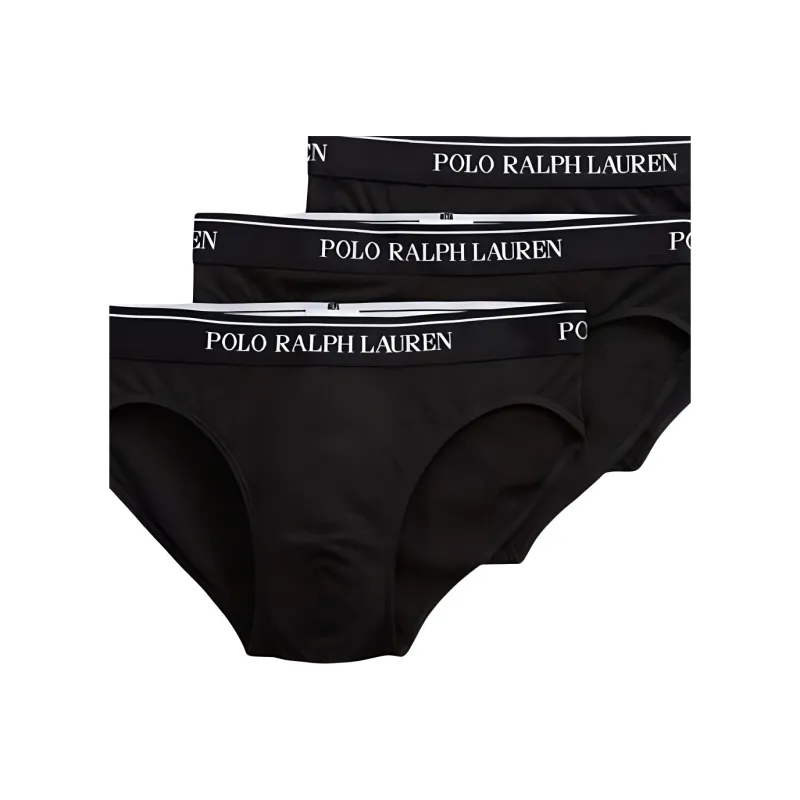 Polo Ralph Lauren Pack Of 3 Logo Waistband Briefs-1