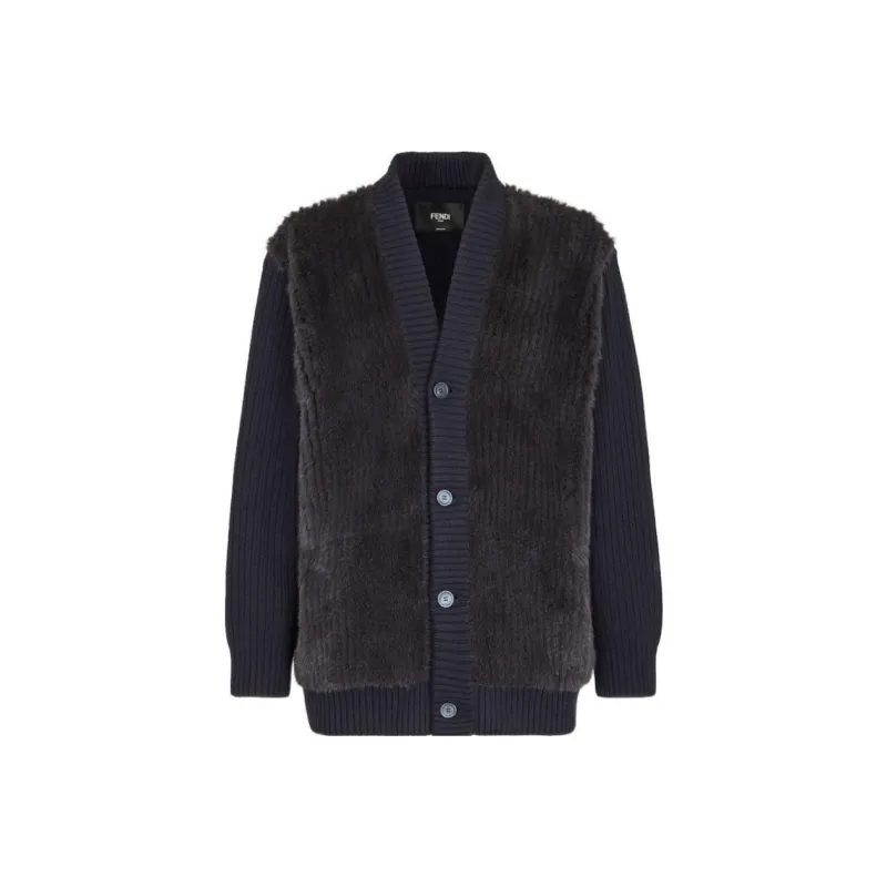 FENDI FW23 Knitwear Men's Black-0