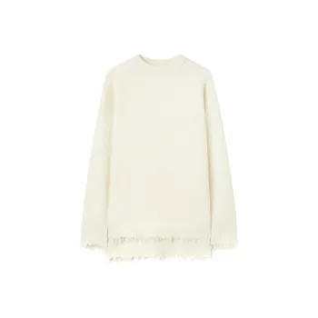 JIL SANDER Distressed Frayed Edged Jumper