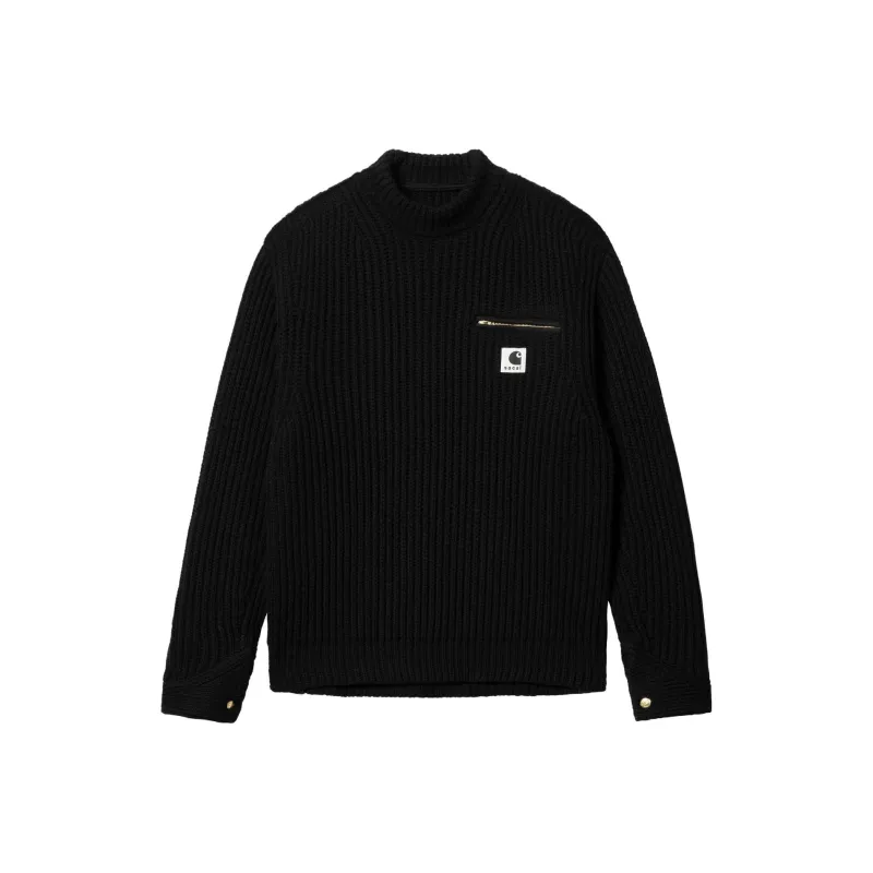 Sacai X Carhartt Wip Knit Detroit Pullover-0