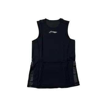 LiNing CBA Collection Professional Basketball Collection Tank Tops Men's Basic Black