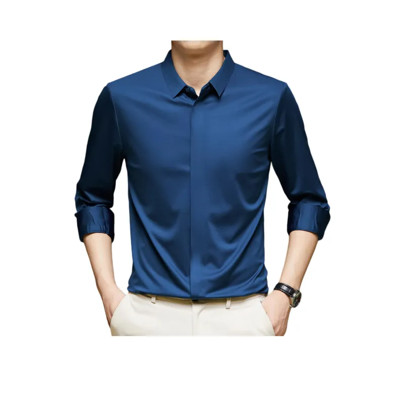 PIERRE CARDIN Shirt Men's Burgundy-14