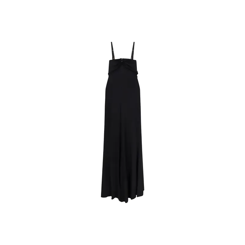 Elisabetta Franchi Corset Red Carpet Crepe Jersey Dress-1