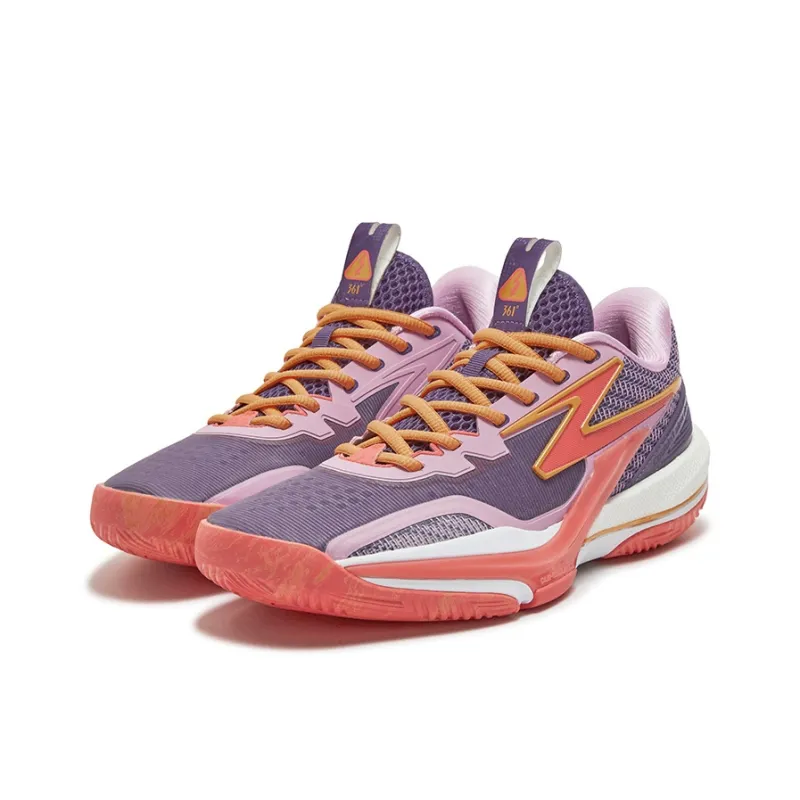361° Cushioning Slip Resistant Coverage Low Top Basketball Shoes Men's Dream Purple-2