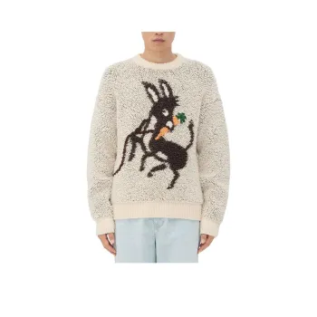 Bottega Veneta FW24 Cashmere Sweater Men's Beige
