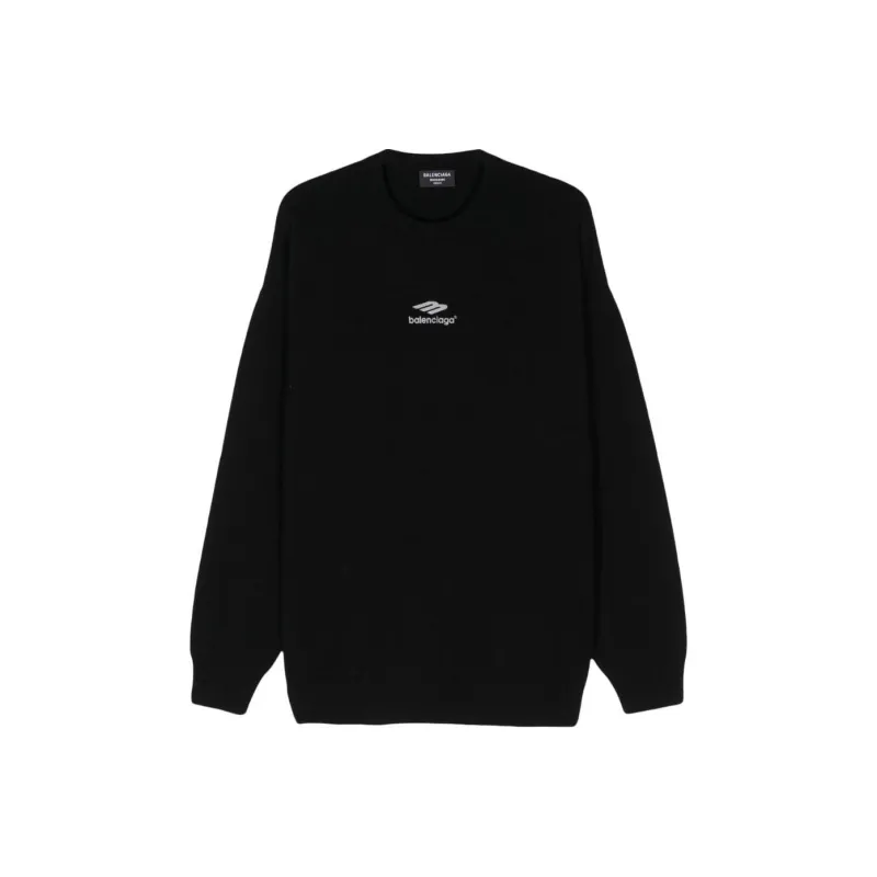 Balenciaga SS23 Cashmere Sweater Men's Black-0