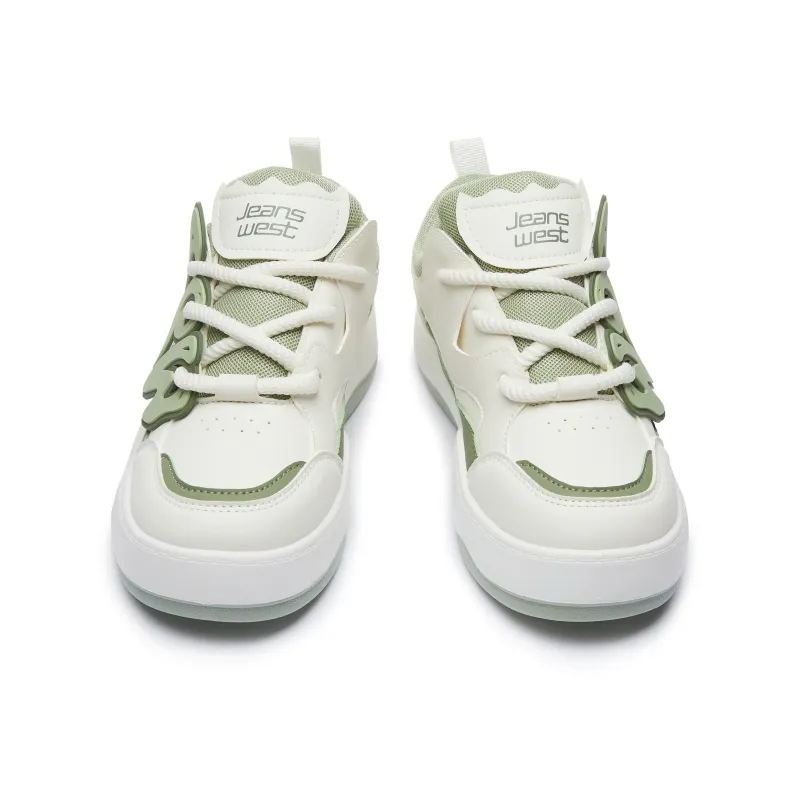JEANSWEST Embrace Nature Slip Resistant, Abrasion Resistant, Breathable Low Top Skateboard Shoes Women's-3