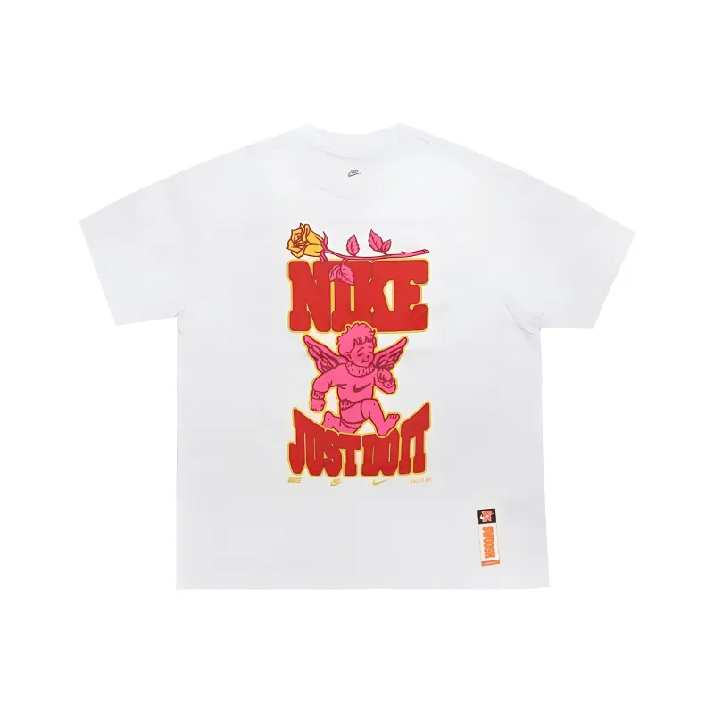 Nike T Shirts Men White-0