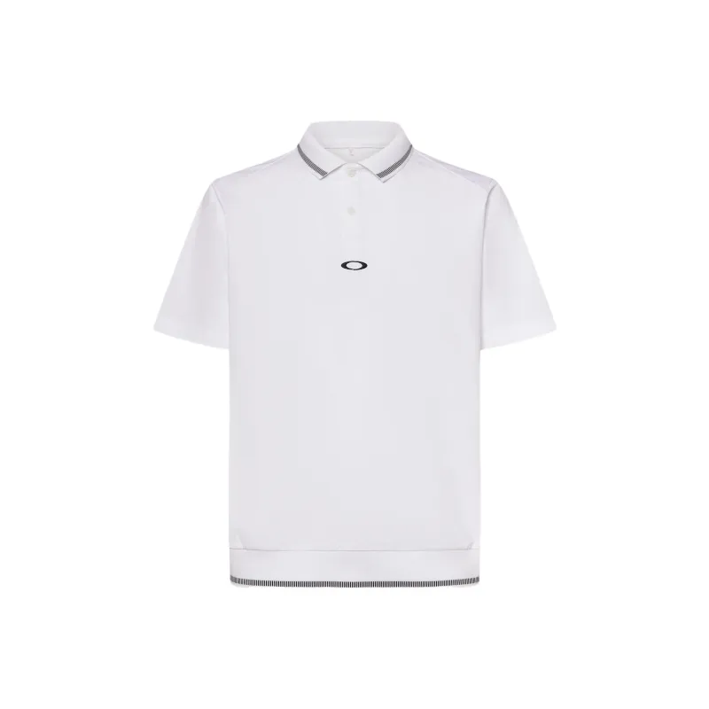 Oakley O SyncPackAbstractHemPolo Polo Shirt Men's White-0