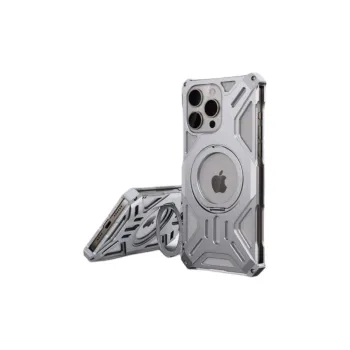 Mivana Metal Niche Design Phone Cases Compatibility With Apple 13/14/15/16 Pro And Pro Max