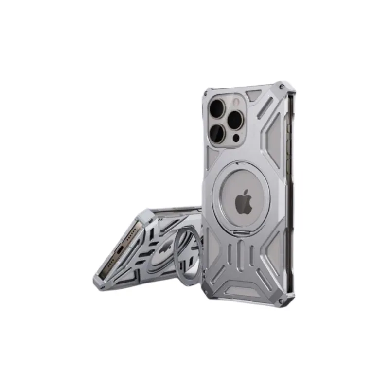 Mivana Metal Niche Design Phone Cases Compatibility With Apple 13/14/15/16 Pro And Pro Max-0