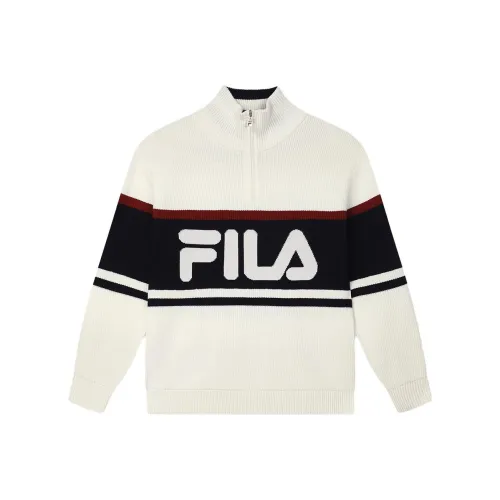 FILA Sweater Unisex Cloud White