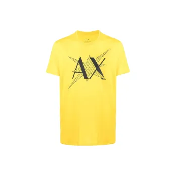 ARMANI EXCHANGE T Shirts Men Yellow