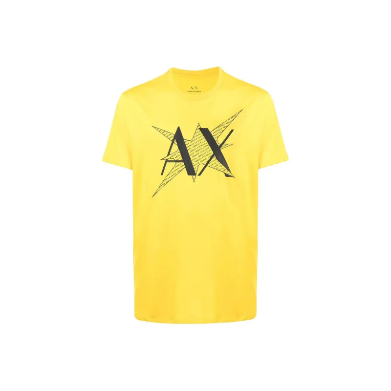 ARMANI EXCHANGE T Shirts Men Yellow-0