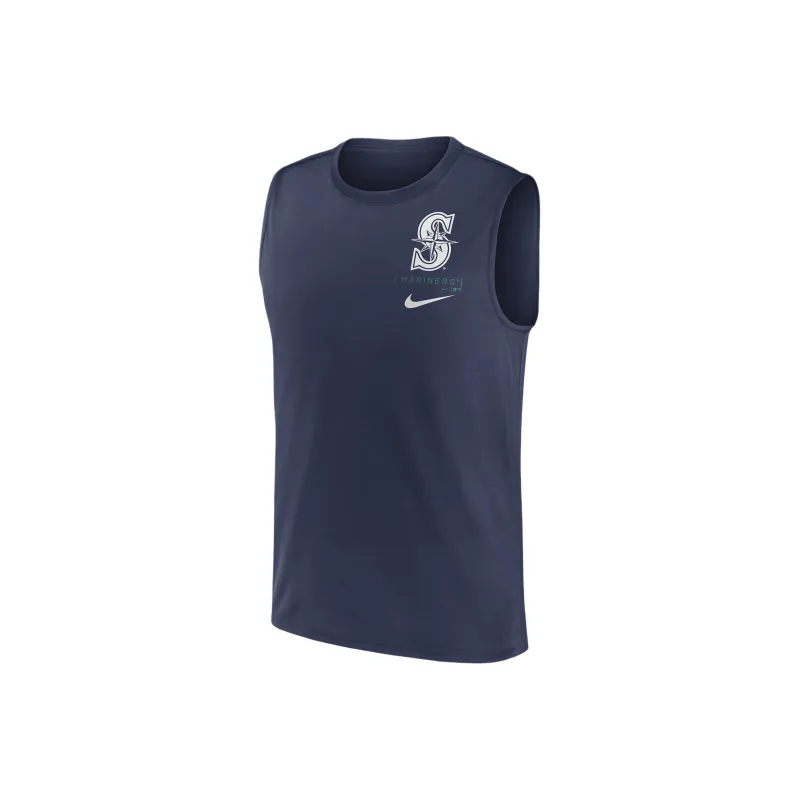 Nike Tank Tops Men's Marine Blue-0