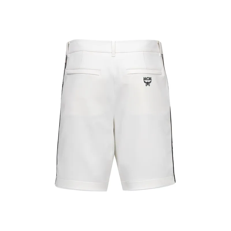 MCM SS23 Casual Shorts Men's White-1