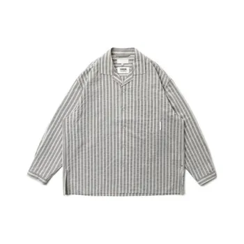UPXIW Shirts Men Light Gray