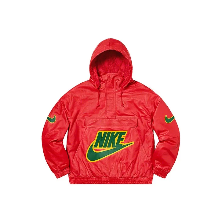 Supreme Nike Leather Anorak-0