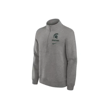 Nike Michigan State Spartans Primetime Club Men's Nike College 1/2 Zip Crew