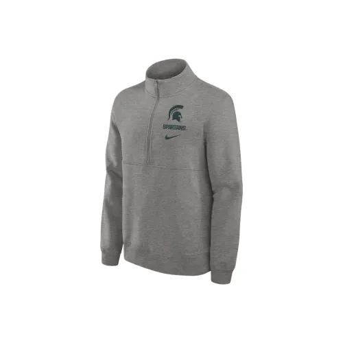 Nike Michigan State Spartans Primetime Club Men's Nike College 1/2 Zip Crew