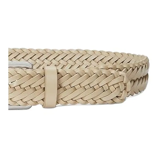 LAUREN RALPH LAUREN Vegetable Tanned Leather Belts Women's Umber Width 3.81CM-1