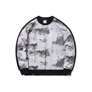 LiNing x GUGONG·BAOYUNLOU Sweatshirt Unisex Black